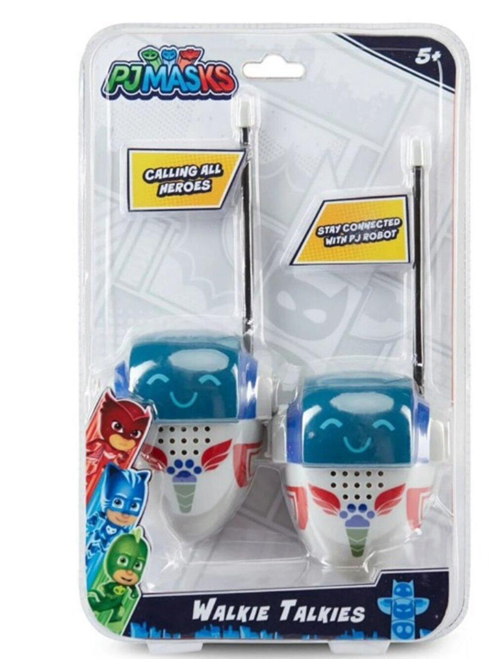 PJ Masks Molded Walkie Talkies – Kids 2-Way Radios – Catboy Owlette Gekko – New